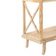 Chamonix Console Table - 3 Drawer - Natural - Fir Wood