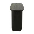 Console Table - Slim Panel Legs - Black - Acacia Wood