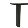 Console Table - Slim Panel Legs - Black - Acacia Wood