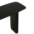 Console Table - Slim Panel Legs - Black - Acacia Wood