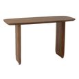 Console Table - Slim Panel Legs - Brown - Acacia Wood