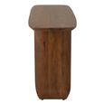 Console Table - Slim Panel Legs - Brown - Acacia Wood