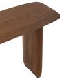 Console Table - Slim Panel Legs - Brown - Acacia Wood