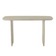 Console Table - Slim Panel Legs - Whitewashed - Acacia Wood