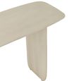 Console Table - Slim Panel Legs - Whitewashed - Acacia Wood