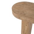 Curved Console Table - Oval - Natural - Mango Wood