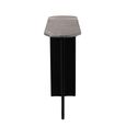 Mathilde Console Table - Oval - Panel Base - Black - Marble Top