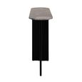 Mathilde Console Table - Oval - Panel Base - Black and Peach - Marble Top