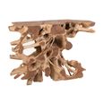 Raoul Console Table - Natural - Teak Wood