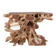 Raoul Console Table - Natural - Teak Wood