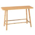 Console Table - Natural - Cane and Fir Wood