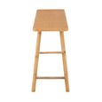 Console Table - Natural - Cane and Fir Wood