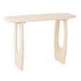 Mark Console Table - Cut Out Legs - Beige - Plywood