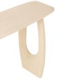 Mark Console Table - Cut Out Legs - Beige - Plywood