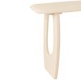 Mark Console Table - Cut Out Legs - Beige - Plywood