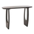 Mark Console Table - Cut Out Legs - Black - Mango Wood