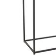 Zigzag Console Table - Natural and Black - Wood and Metal