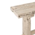Brut Distressed Console Table - Whitewash - Recycled Wood