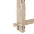 Brut Distressed Console Table - Whitewash - Recycled Wood