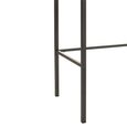 Console Table - 3 Drawer - Natural and Black - Wood and Metal