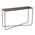 Console Table - Cross Frame - Black - Metal