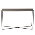 Console Table - Cross Frame - Black - Metal