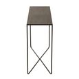 Console Table - Cross Frame - Black - Metal