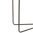 Console Table - Cross Frame - Black - Metal
