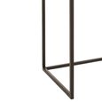 Industrial Console Table - 2 Tier - Rust and Black - Aluminium