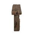 Rough Console Table - Trestle Frame - Brown - Recycled Wood