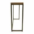 Capri Mango Wood Brushed Gunmetal Base Console Table thumbnail 4
