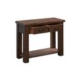 Reclaimed Pine 2 Drawer Console Table thumbnail 2