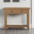 Hopewood Oak 2 Drawer Console Table thumbnail 2