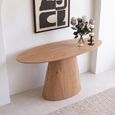 Palma Oak Oval Console Table thumbnail 2