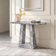 Milan Grey Marble Console Table thumbnail