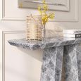 Milan Grey Marble Console Table thumbnail 3