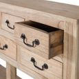 Hydra Natural Wood Multi Drawer Console Table thumbnail 5