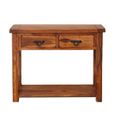Vellar Sheesham Wood 2 Drawer Console Table thumbnail 2