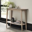 Dansk Scandi Oak Console Table - 1 Shelf