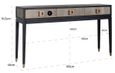 Bloomingville Shagreen 3 Drawer Console Table