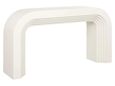 Bloomstone White Lime Plaster Console Table