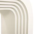 Bloomstone White Lime Plaster Console Table