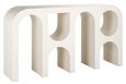 Bloomstone White Lime Plaster Large Console Table