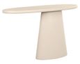 Clayton Lime Plaster Curved Console Table