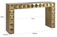 Collada Brass Cladded Console Table