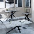 Ezra Console Table - Grey - Black Spider Legs
