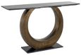 Luna Black Marble Top Console Table