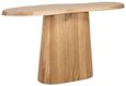 Riva Oak Abstaract Console Table