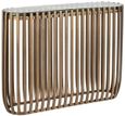 Volante Glass and Gold Console Table