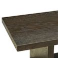 Waldorf White and Black Console Table